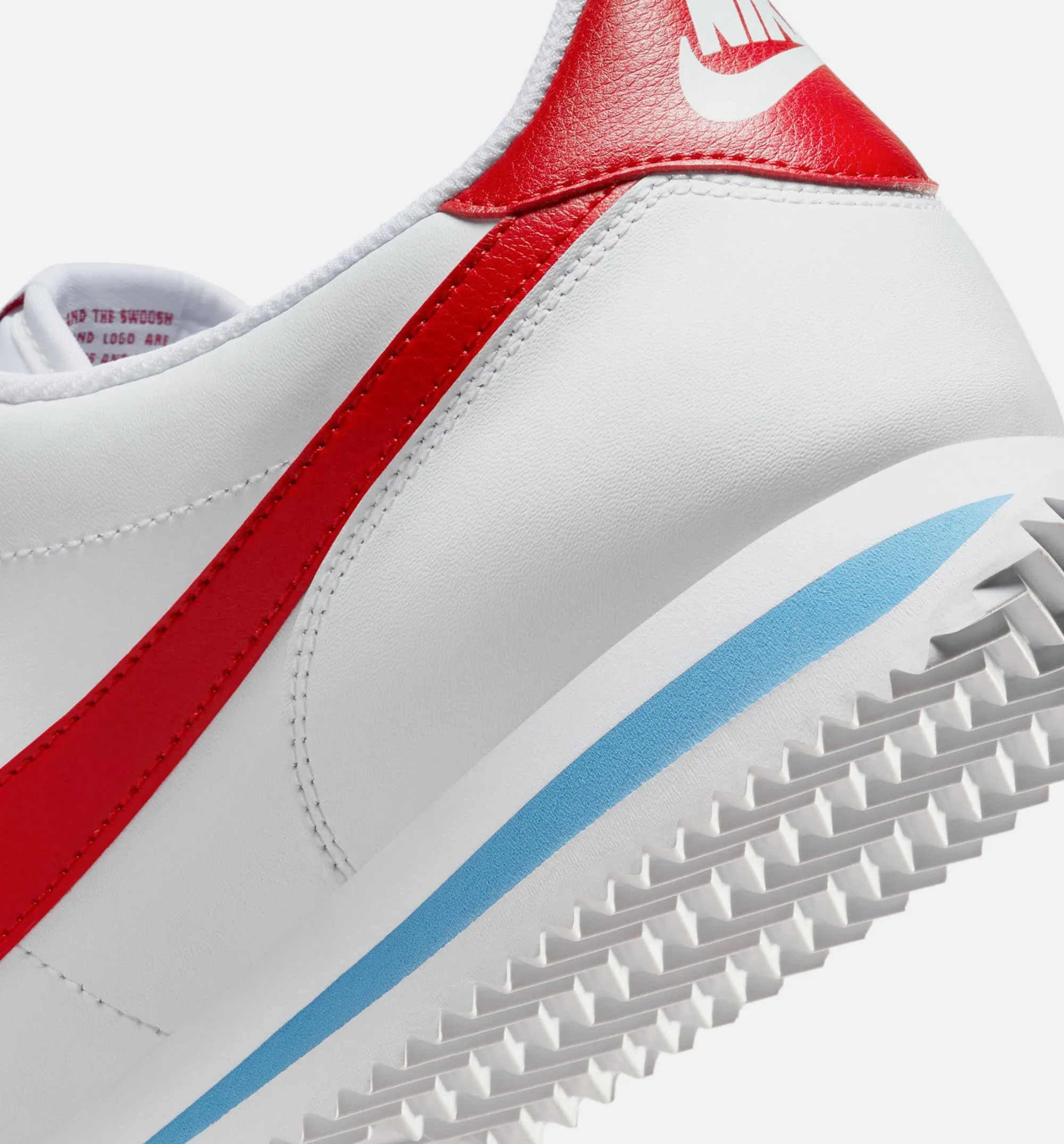 Nike Clothing Cortez Forrest Gump Mens Lifestyle Shoe - White/Varsity Blue/Varsity Red