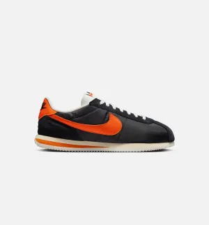 Nike Clothing Cortez Textile Mens Lifestyle Shoe - Black/Safety Orange/Sail/Muslin