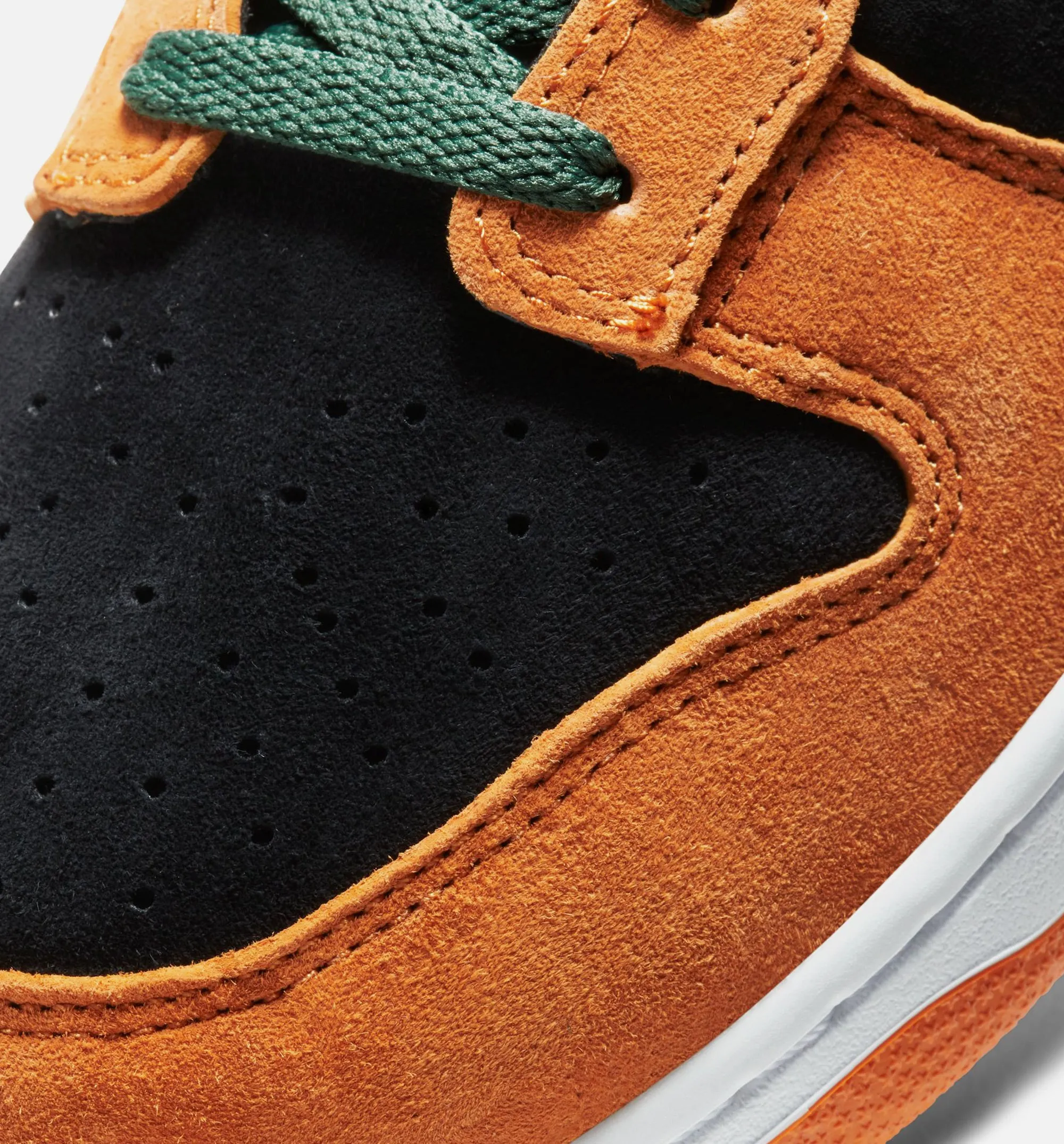 Nike Clothing Dunk Low Ceramic Mens Lifestyle Shoe - Black/Nori/Ceramic