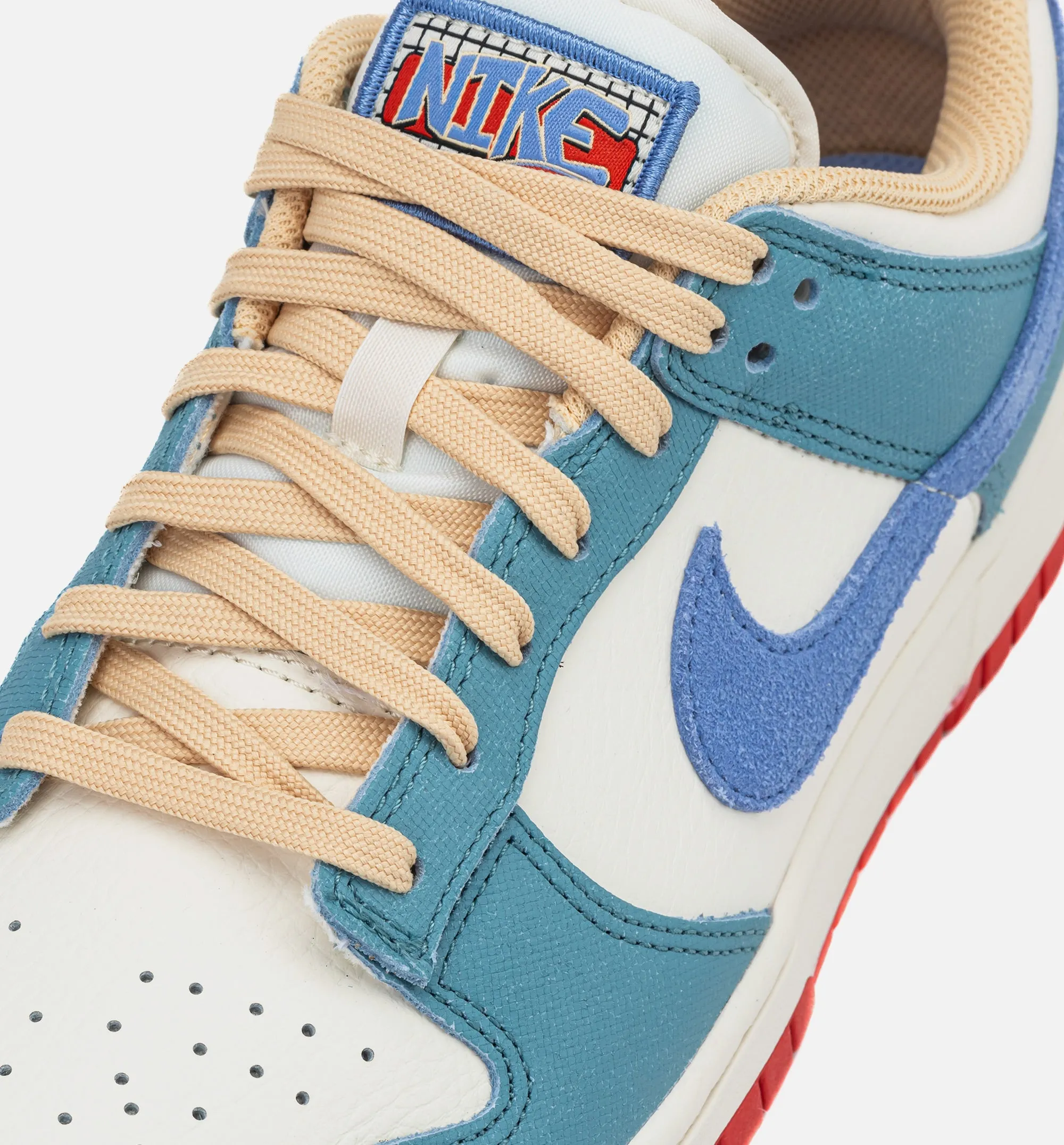 Nike Clothing Dunk Low Premium Sail Mens Lifestyle Shoe - Sail/Green