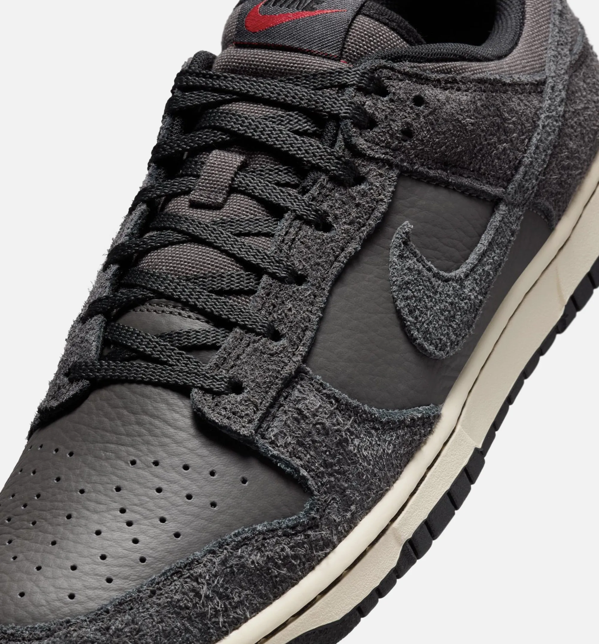Nike Clothing Dunk Low Retro Premium Mens Lifestyle Shoe - Black/Off Noir/Medium Ash/Coconut Milk