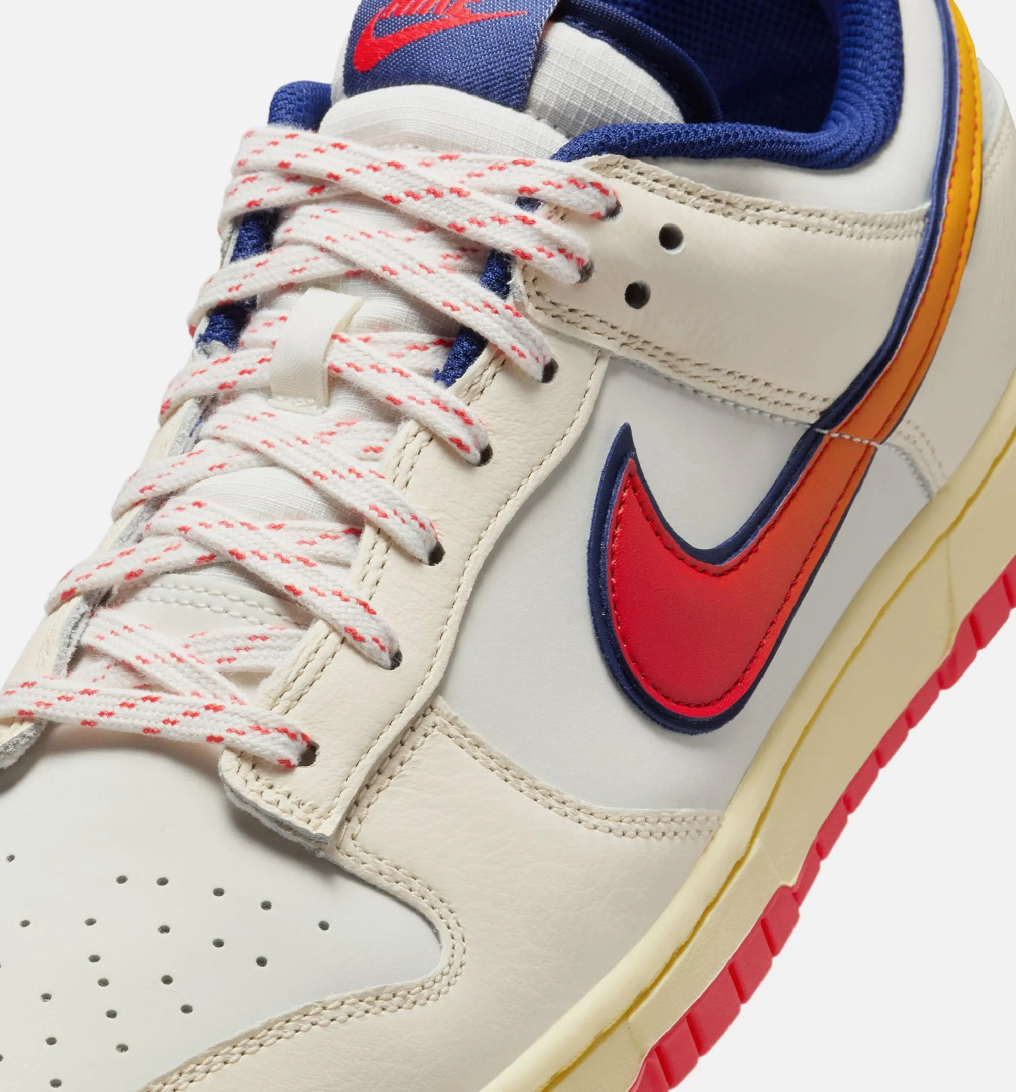 Nike Clothing Dunk Low Retro SE Mens Lifestyle Shoe - Pale Ivory/Light Crimson/Sail/University Gold/Blue Void/Sail
