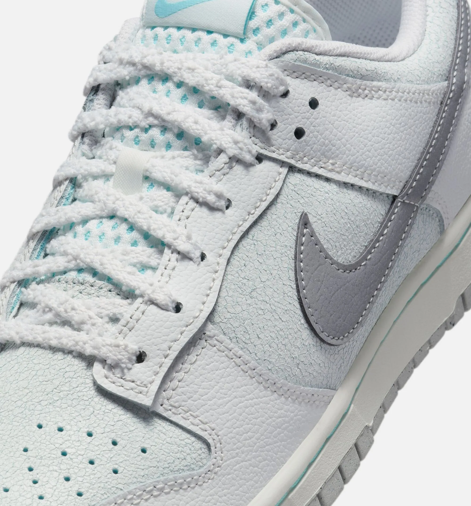 Nike Clothing Dunk Low Winter Storm Mens Lifestyle Shoe - Summit White/Glacier Ice/Vast Grey/Metallic Silver
