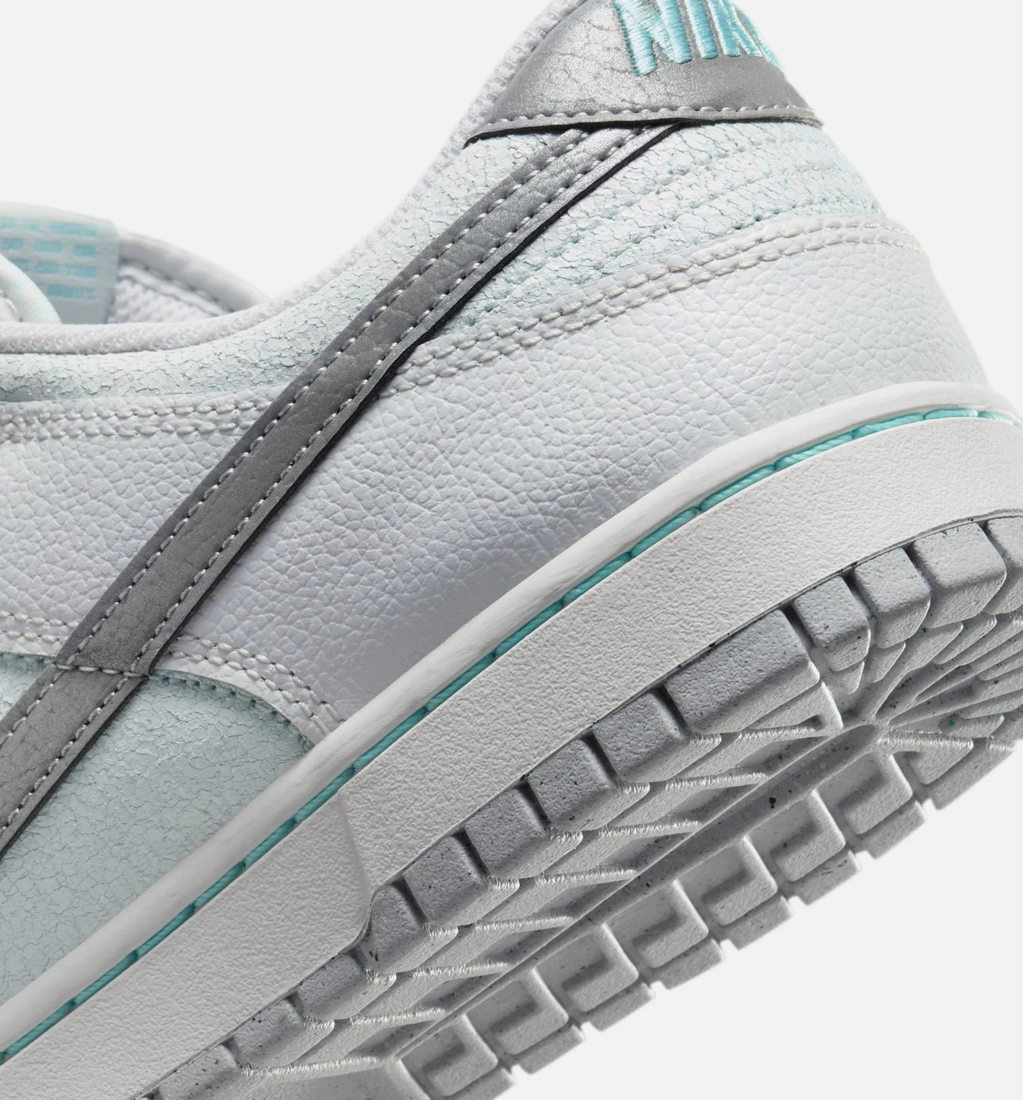 Nike Clothing Dunk Low Winter Storm Mens Lifestyle Shoe - Summit White/Glacier Ice/Vast Grey/Metallic Silver