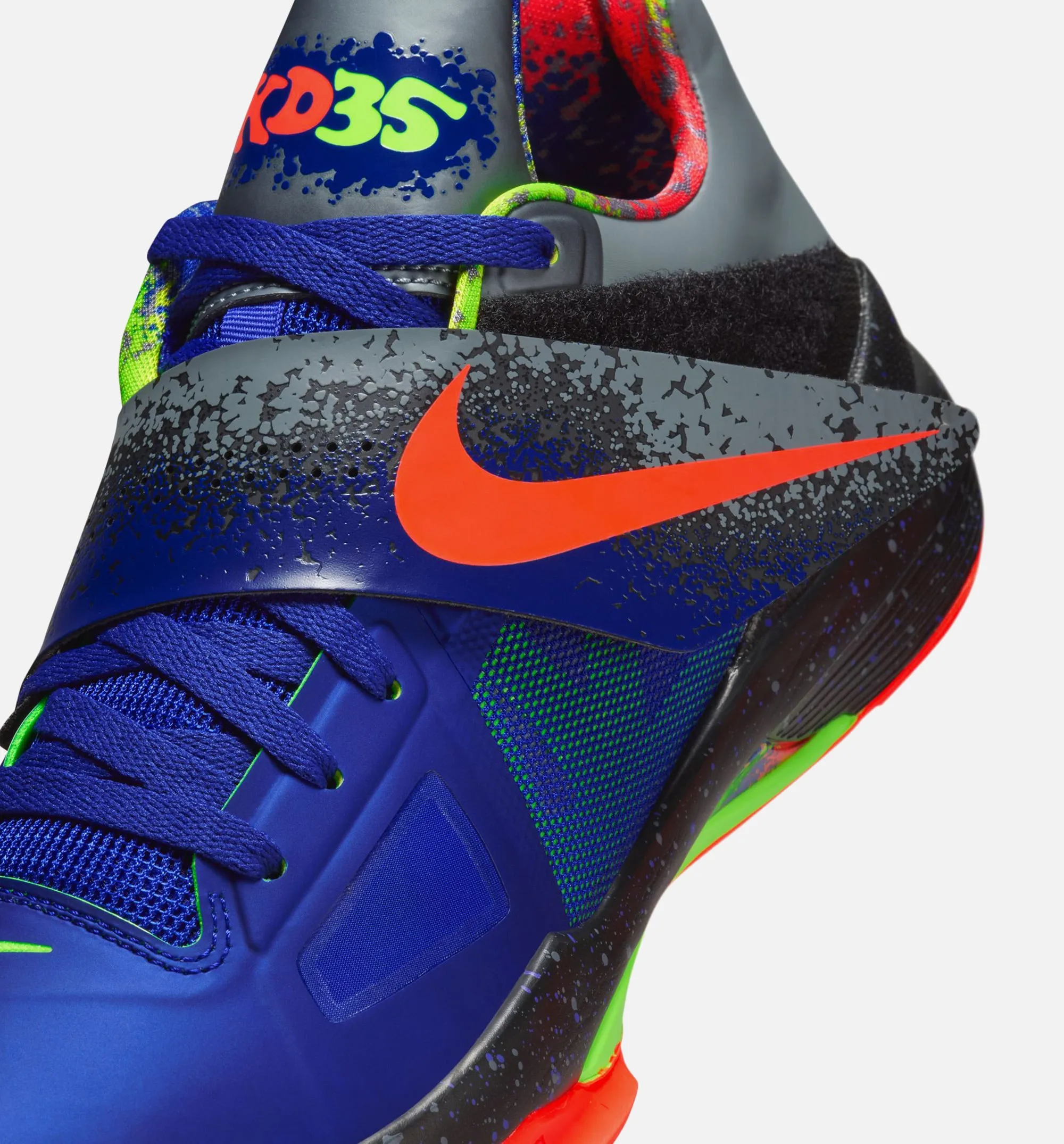 Nike Clothing KD 4 Nerf Mens Lifestyle Shoe - Concord/Bright Crimson/Black