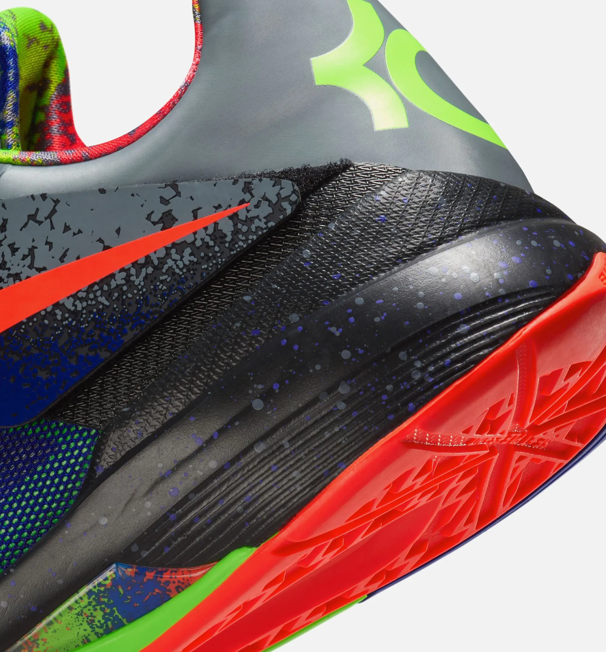Nike Clothing KD 4 Nerf Mens Lifestyle Shoe - Concord/Bright Crimson/Black