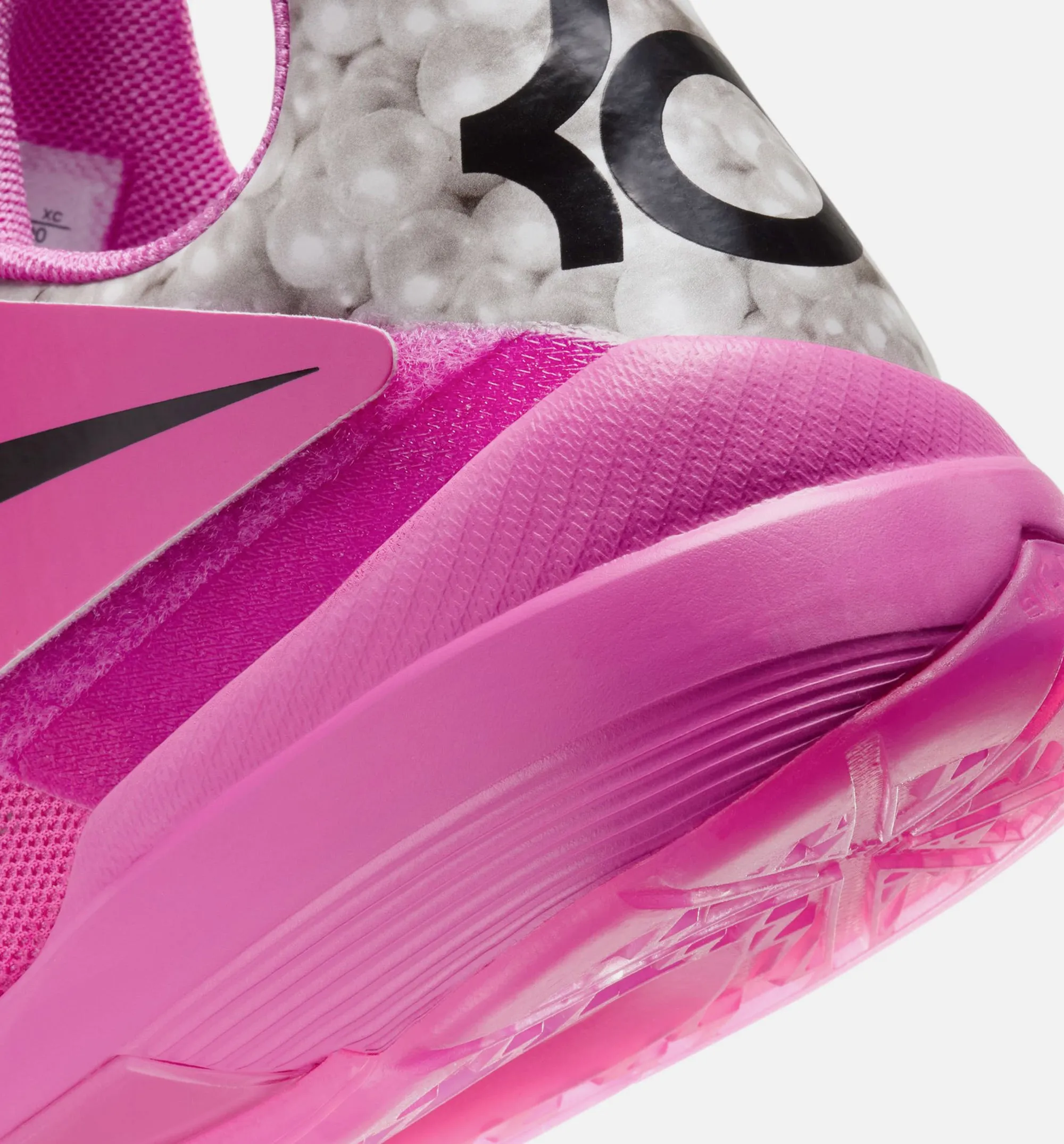 Nike Clothing KD IV Aunt Pearl Mens Lifestyle Shoe - Pinkfire 2/Black/Metallic Silver