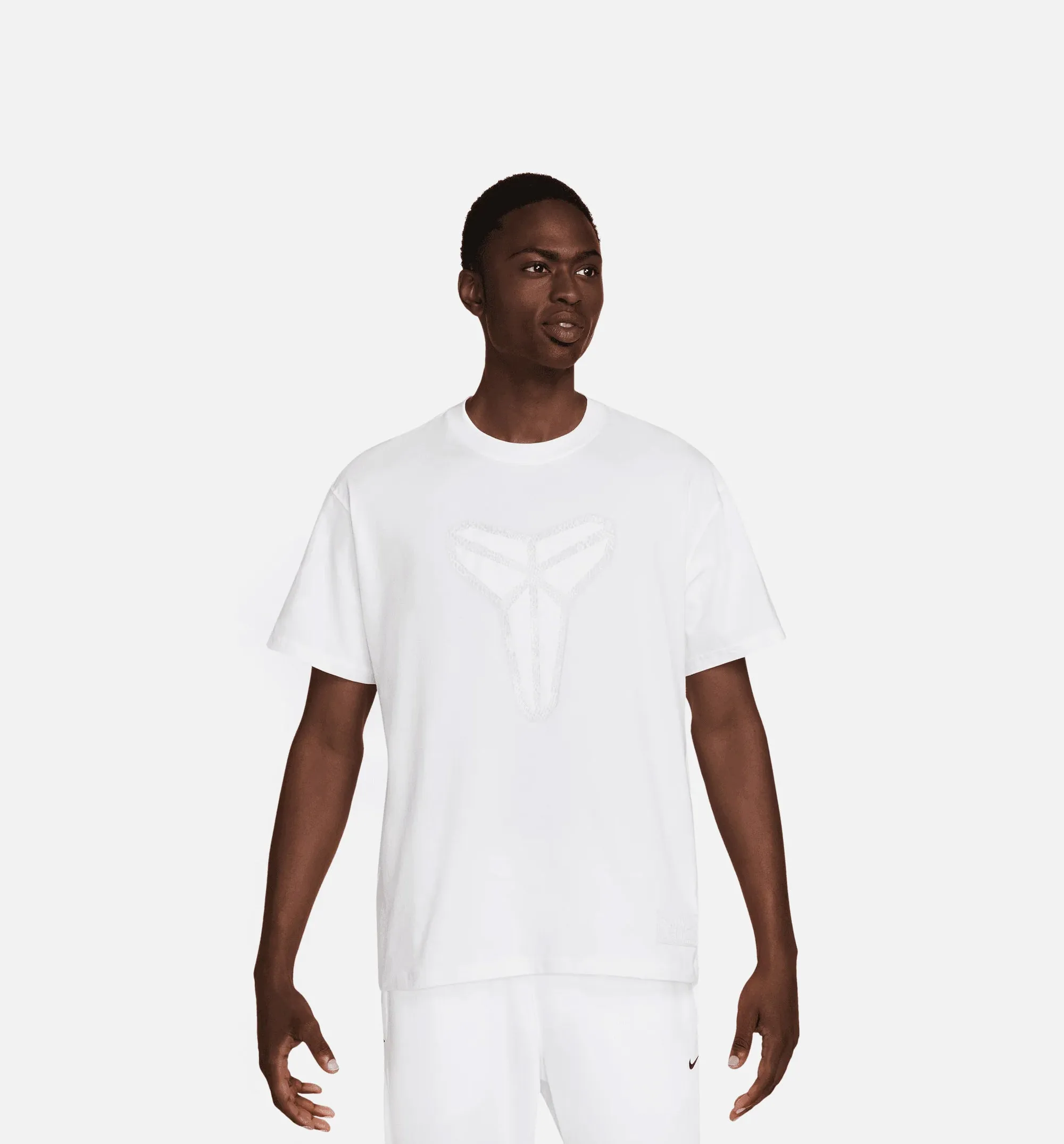 Nike Clothing Kobe Max 90 Halo Mens Short Sleeve Shirt - White