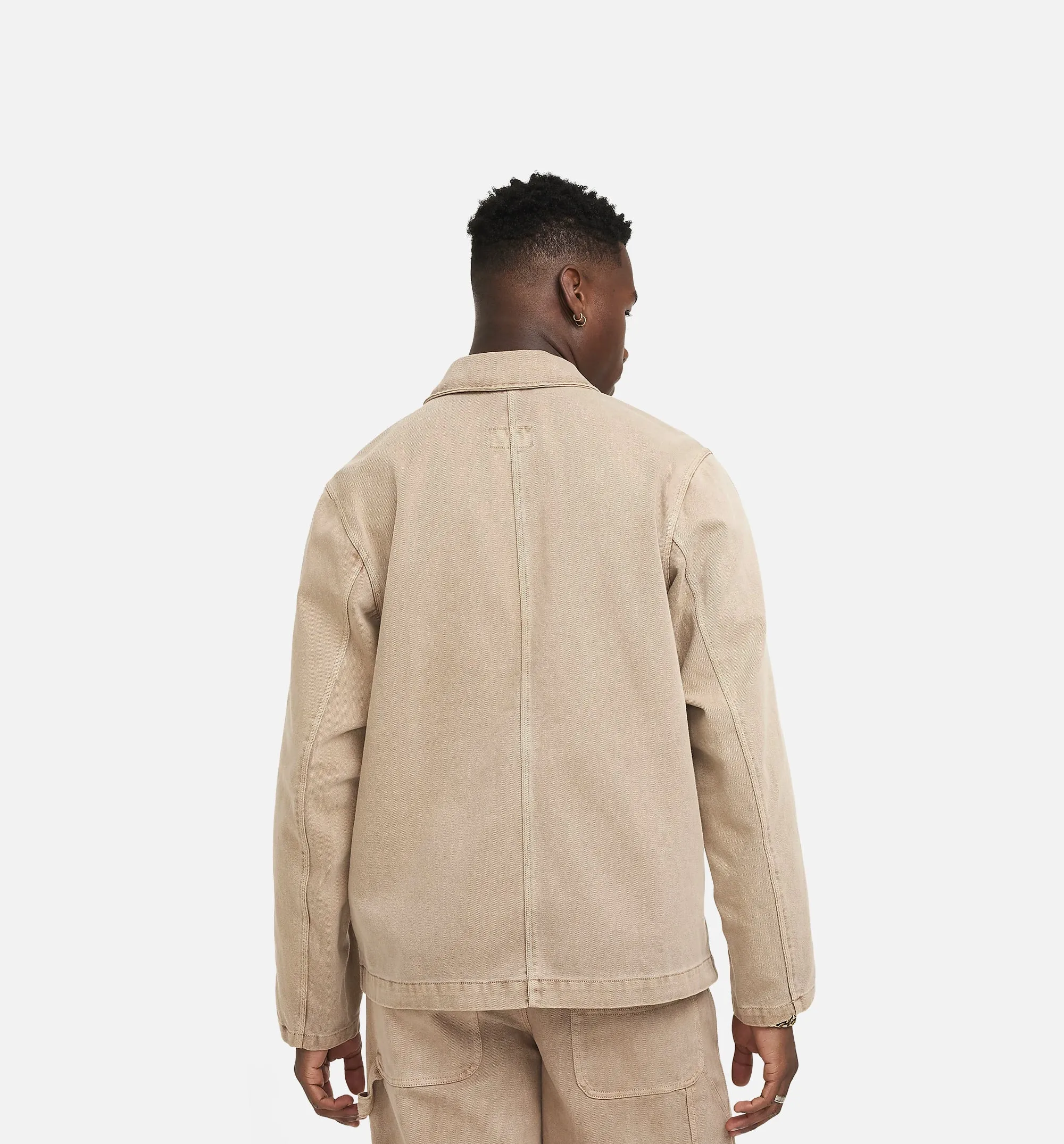 Nike Clothing NSW Life Button Up Mens Jacket - Brown