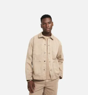 Nike Clothing NSW Life Button Up Mens Jacket - Brown