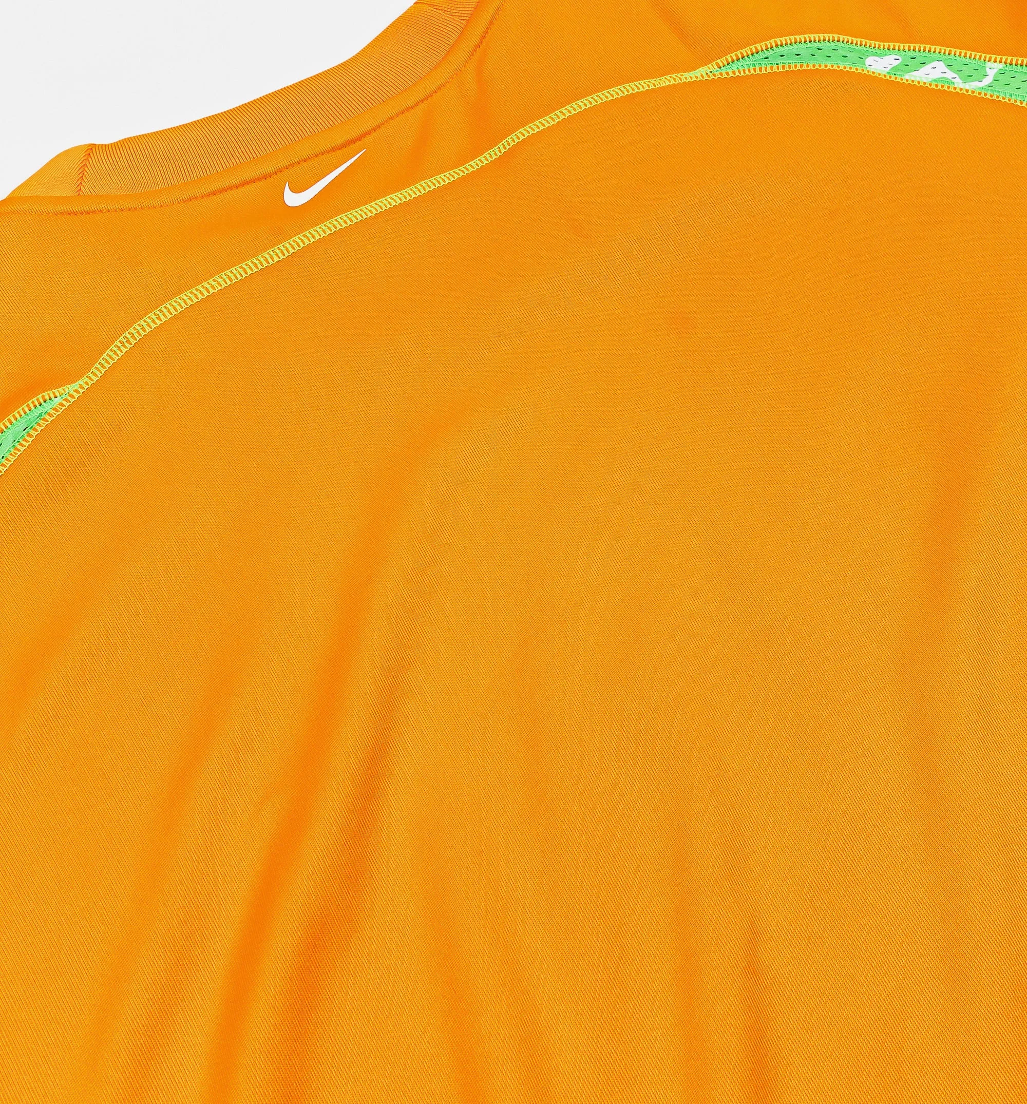 Nike Clothing Project Frog Mens Short Sleeve Shirt - Orange/White