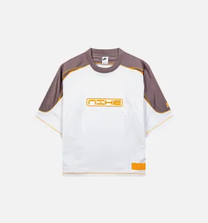 Nike Clothing Project FROG Mens Short Sleeve Shirt - White/Taupe Grey/Sundial/Sundial