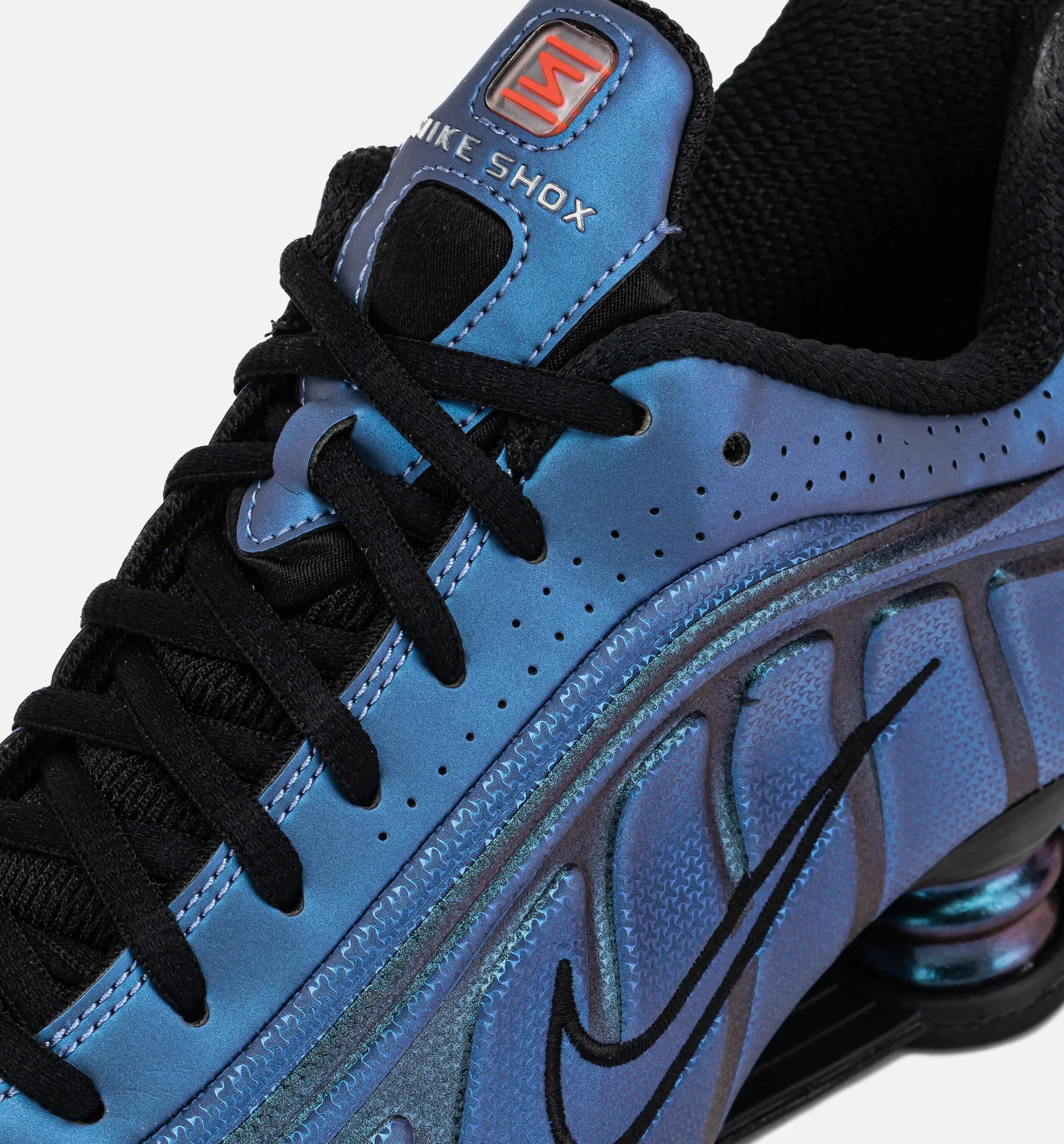 Nike Clothing Shox R4 Mens Lifestyle Shoe - Black/Hot Punch