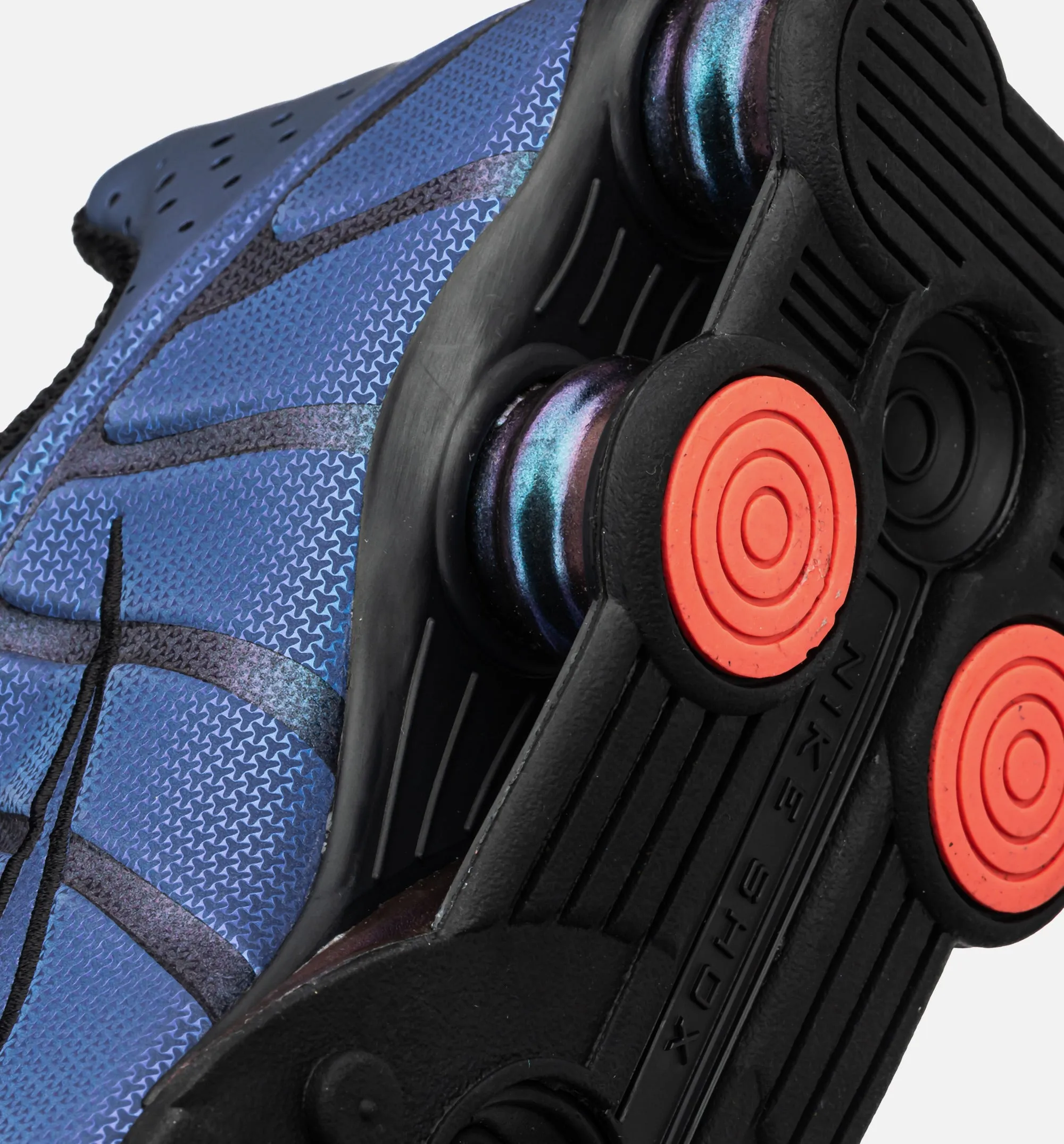 Nike Clothing Shox R4 Mens Lifestyle Shoe - Black/Hot Punch