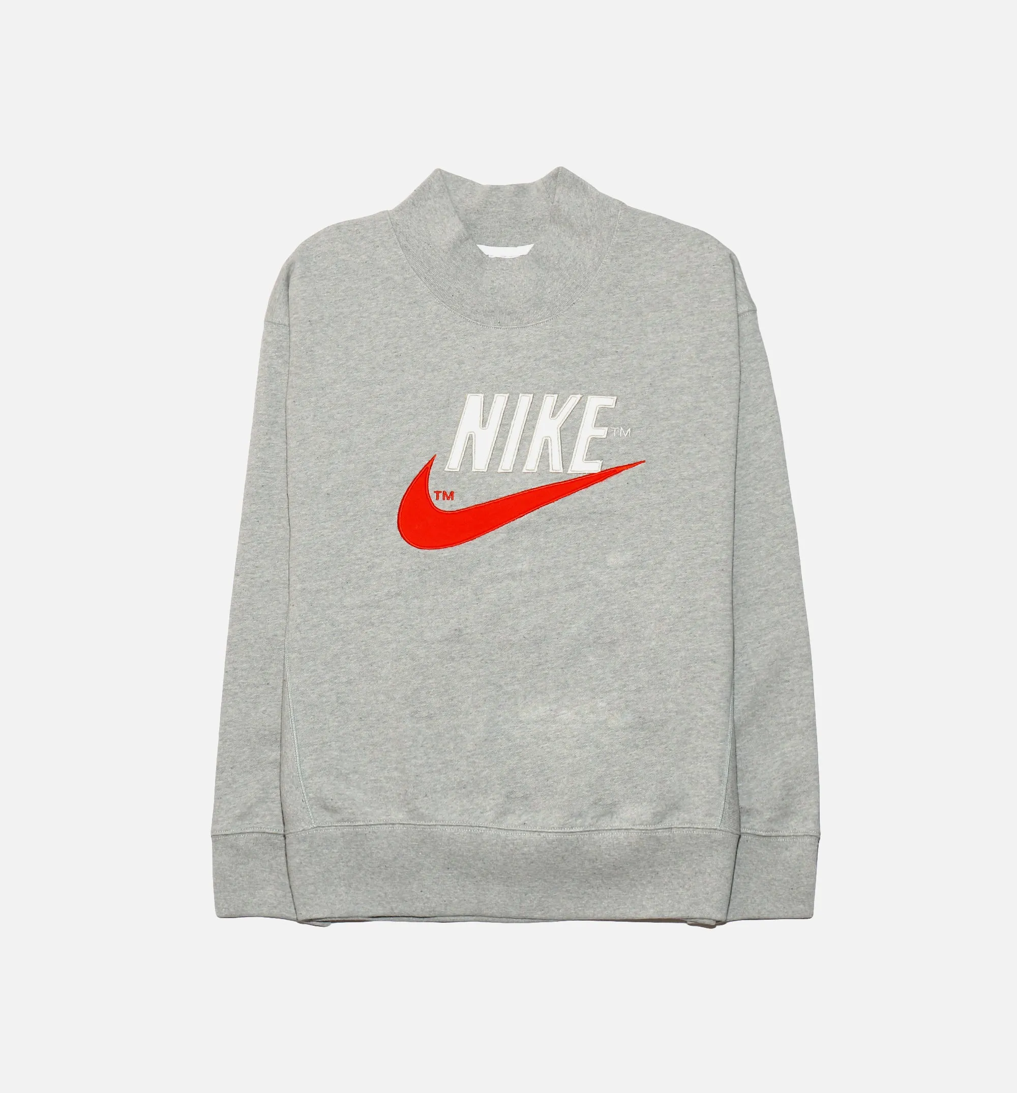 Nike Clothing Sportswear Trend Overshirt Mens Crew - Grey Heather