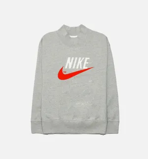 Nike Clothing Sportswear Trend Overshirt Mens Crew - Grey Heather