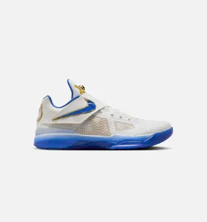 Nike Clothing Zoom KD 4 Alternate MVP Mens Lifestyle Shoe - Summit White/Hyper Royal/Metallic Gold