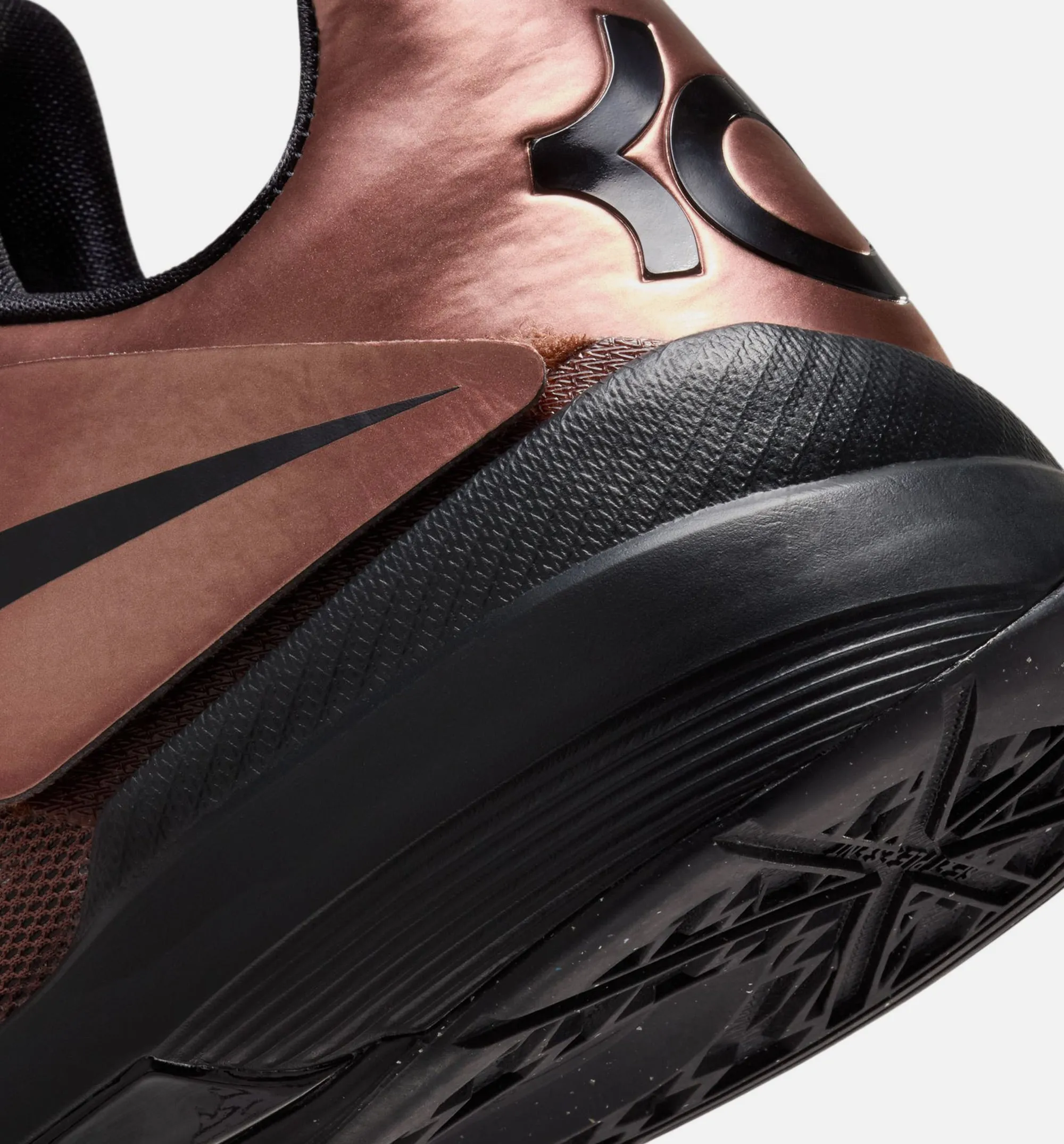 Nike Clothing Zoom KD 4 Christmas Mens Lifestyle Shoe - Metallic Copper/Black