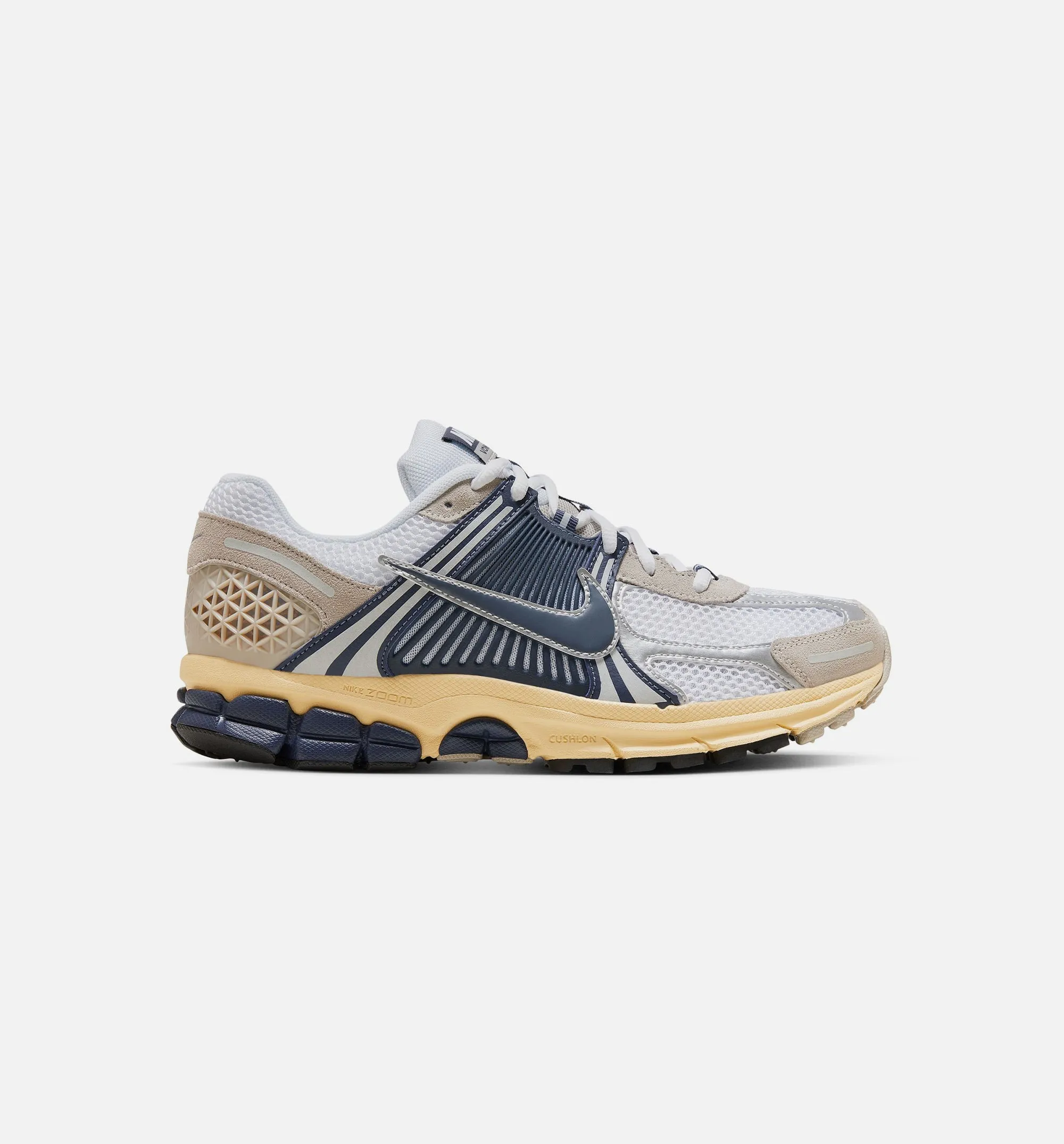 Nike Clothing Zoom Vomero 5 Thunder Blue Mens Lifestyle Shoe - White/Cream II/Metallic Platinum/Thunder Blue