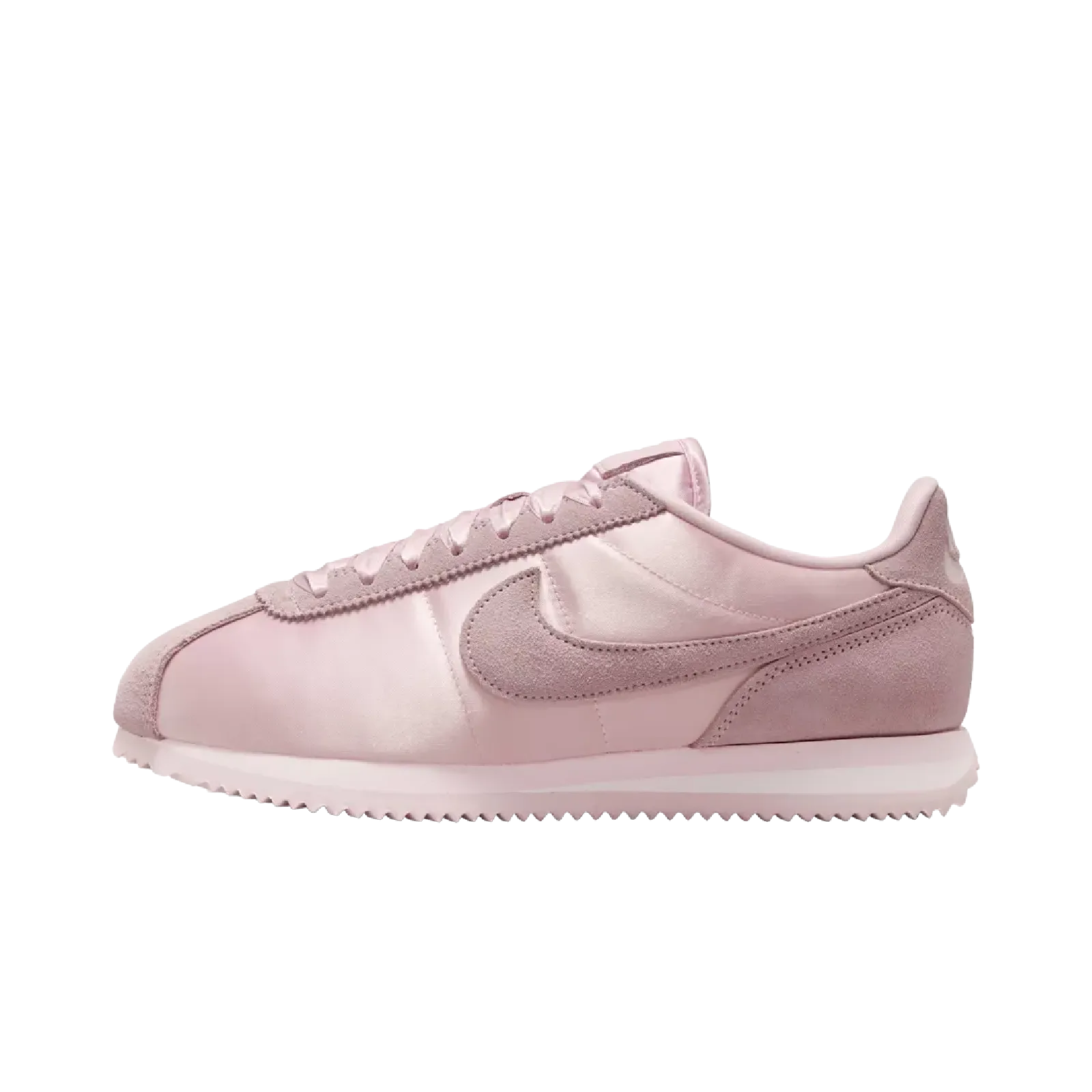 Nike Cortez Textile Satin Soft Pink (Women's) Nike sporty look with timeless feel