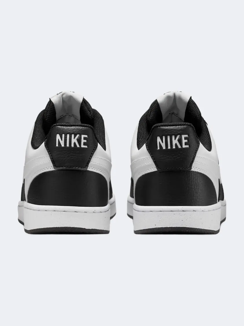 Nike Court Vision Low Men Lifestyle Shoes Black/White Mens Urban Style Comfort Shoes