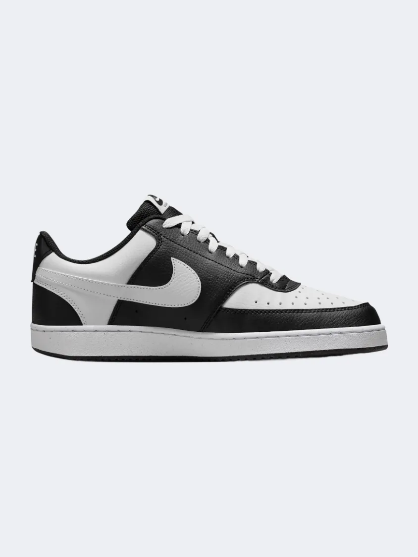 Nike Court Vision Low Men Lifestyle Shoes Black/White Essential mens casual shoes for comfort