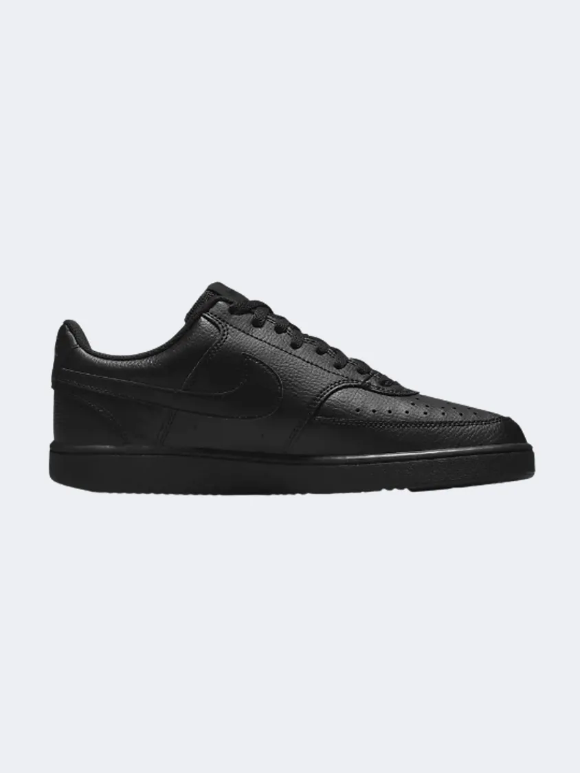 Nike Court Vision Low Next Nature Men Lifestyle Shoes Black Mens shoes for everyday urban style