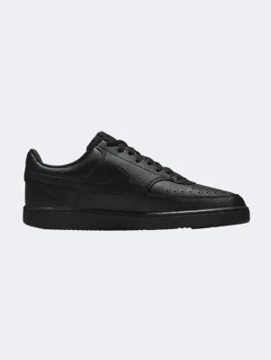 Nike Court Vision Low Next Nature Men Lifestyle Shoes Black Mens shoes for everyday urban style