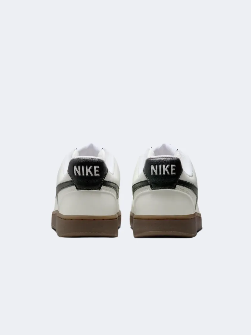 Nike Court Vision Men Lifestyle Shoes Sail/Brown/Black Mens Casual Everyday Sneakers