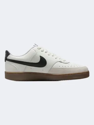 Nike Court Vision Men Lifestyle Shoes Sail/Brown/Black Mens shoes for everyday urban style