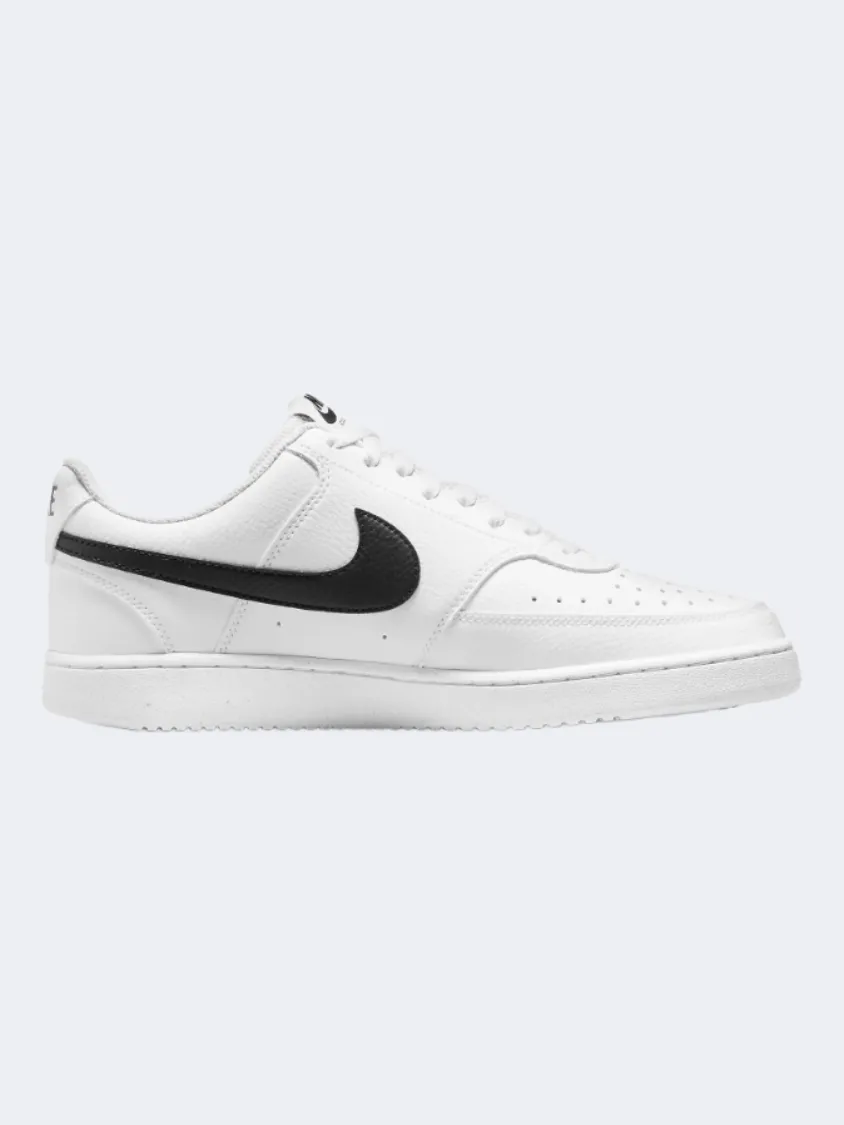 Nike Court Vision Next Nature Men Lifestyle Shoes White/Black Mens shoes for everyday urban style