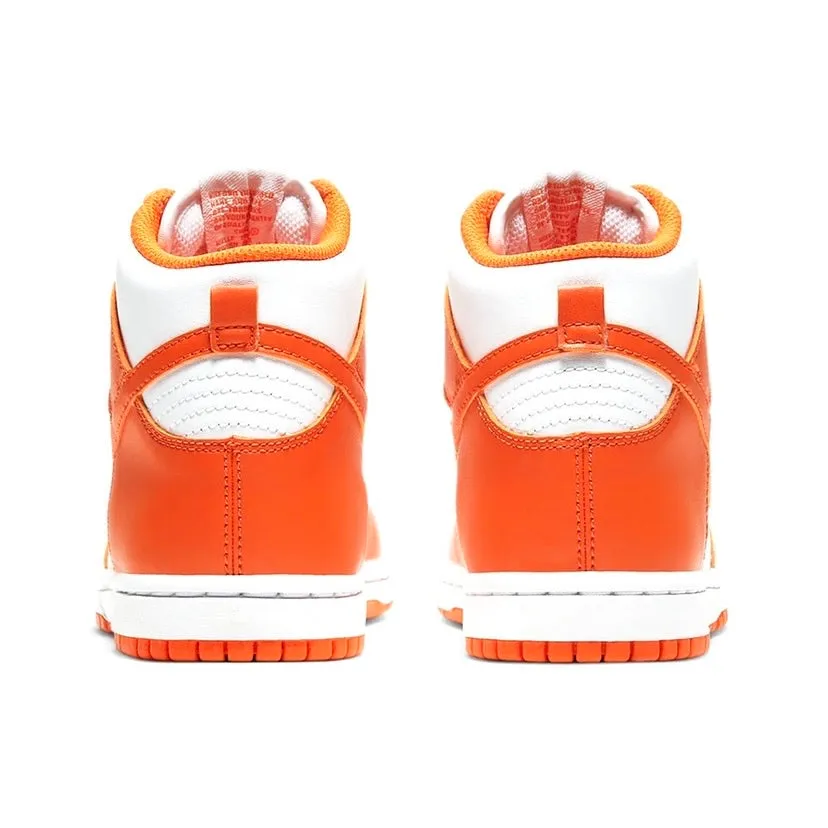 Nike Dunk Hi Retro GS Syracuse White Orange Blaze White Iconic Sneakers