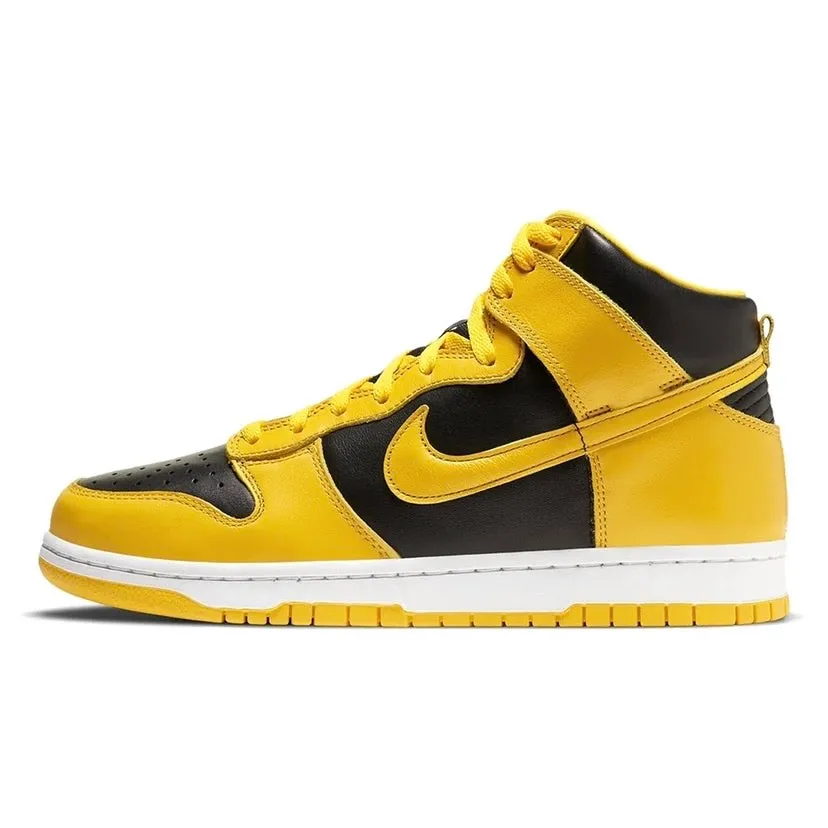 Nike Dunk Hi SP Black Varsity Maize Iconic Sneakers