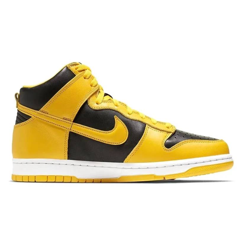 Nike Dunk Hi SP Black Varsity Maize Iconic Sneakers