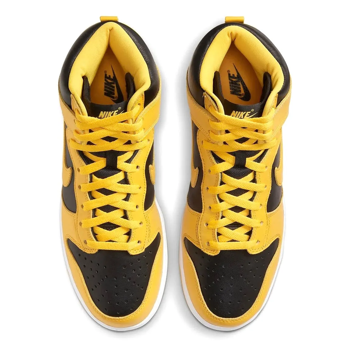 Nike Dunk Hi SP Black Varsity Maize Iconic Sneakers