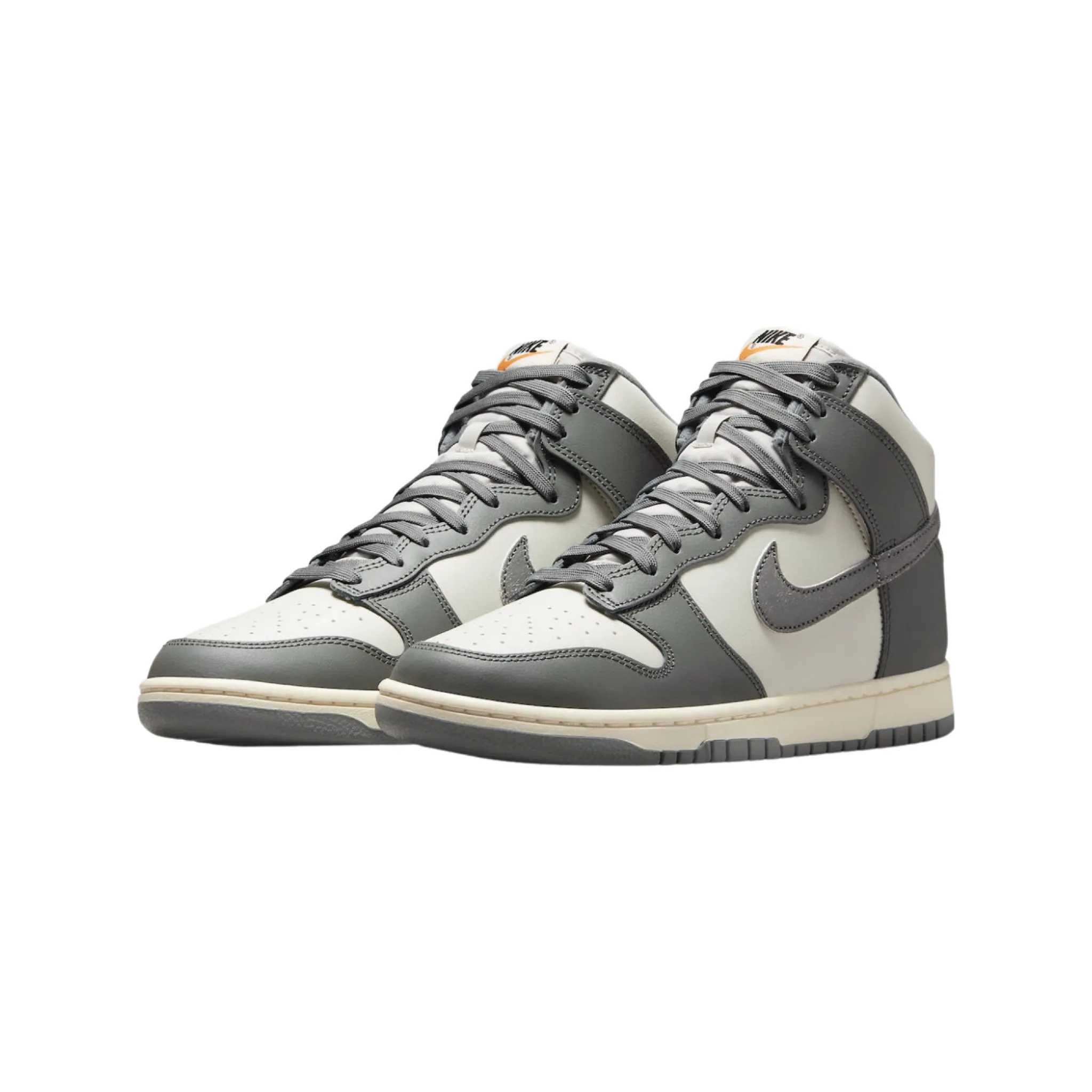 Nike Dunk Hi Vintage Light Bone Grey Iconic Sneakers