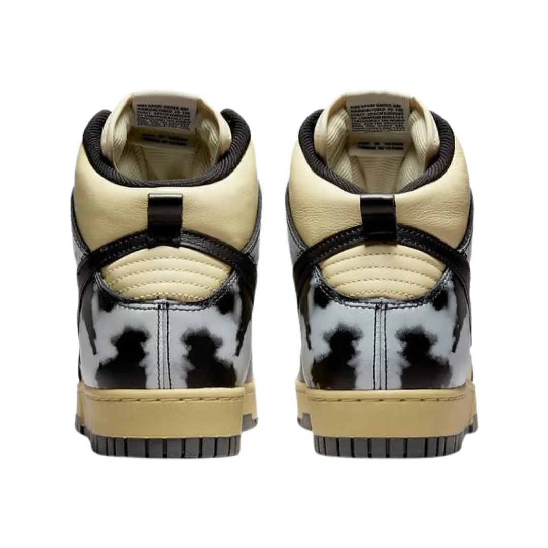 Nike Dunk High 1985 Lemon Drop Black Saturn Gold Iconic Sneakers