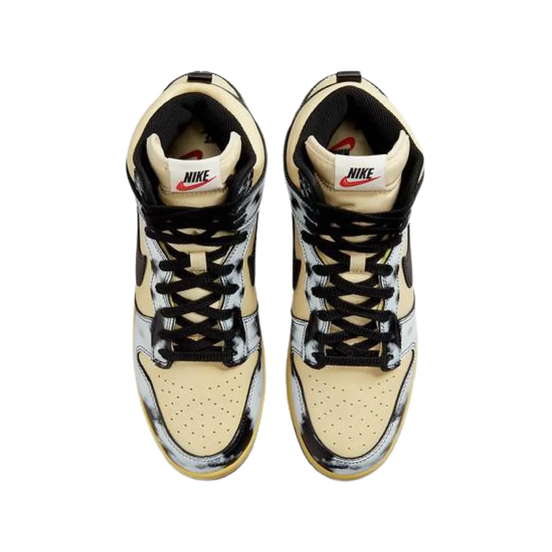 Nike Dunk High 1985 Lemon Drop Black Saturn Gold Iconic Sneakers