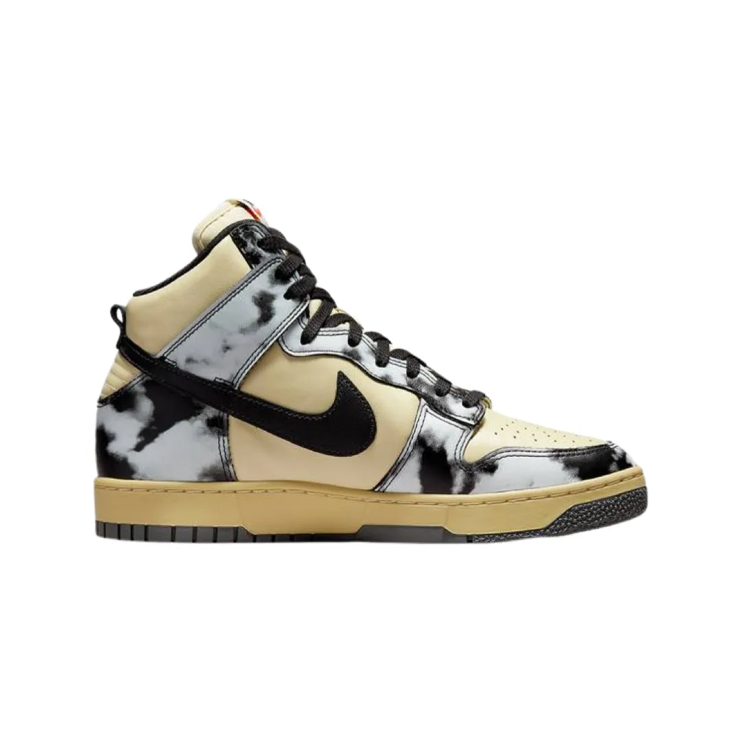 Nike Dunk High 1985 Lemon Drop Black Saturn Gold Iconic Sneakers