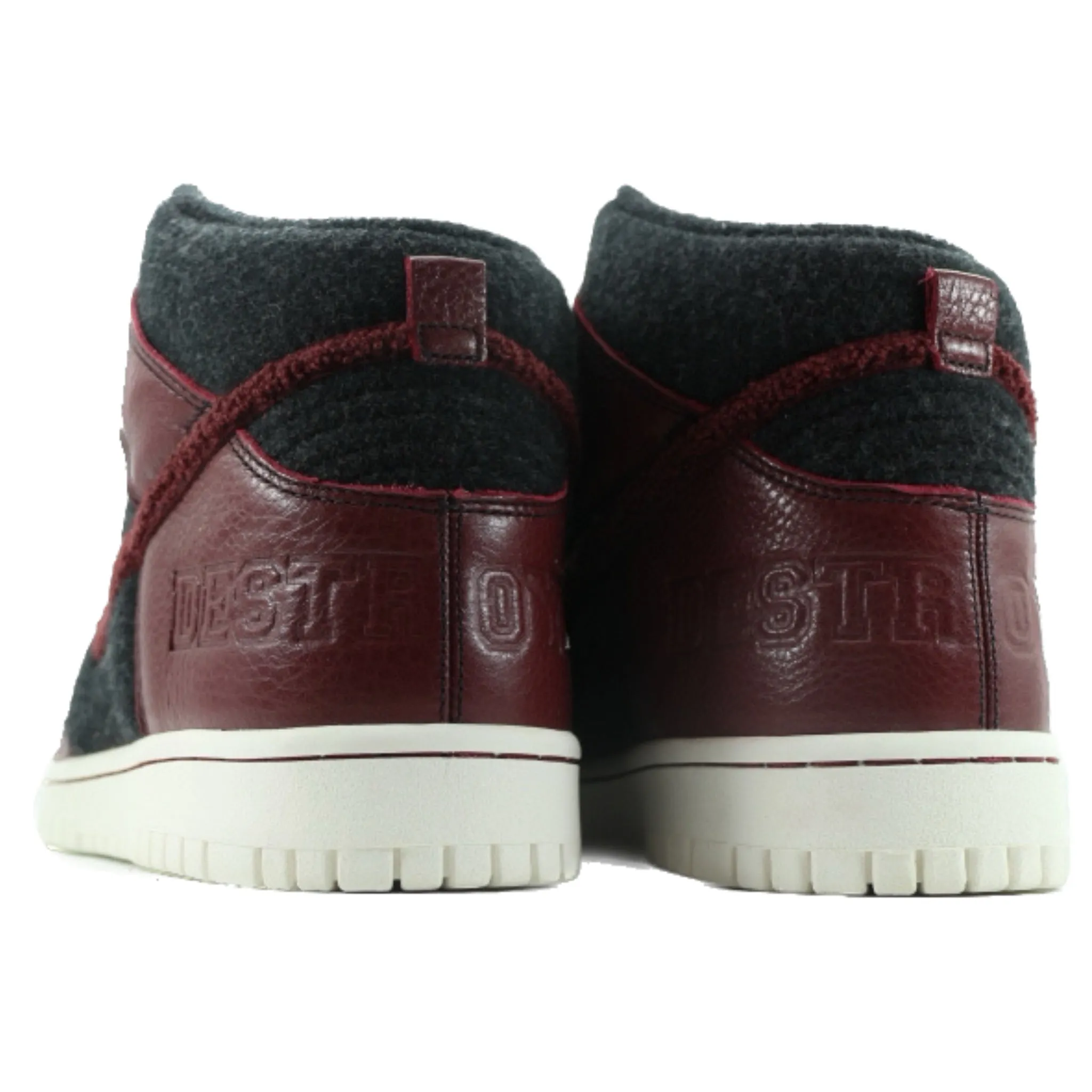 Nike Dunk High Destroyer Black Red Earth Sail Iconic Sneakers