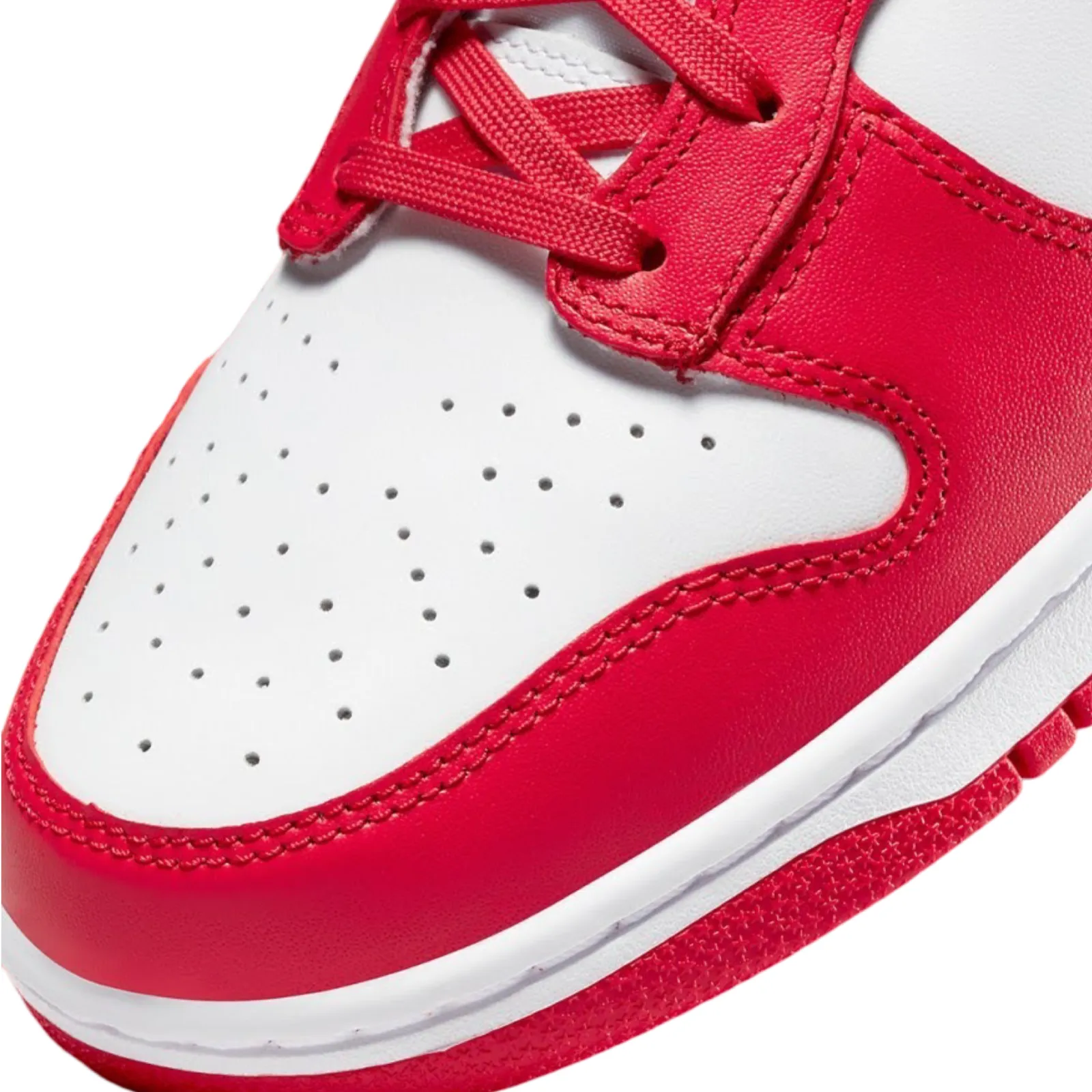 Nike Dunk High (GS) Championship White University Red Iconic Sneakers