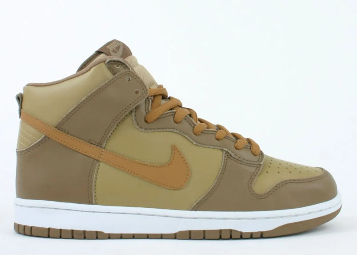 Nike Dunk High Hay Maple Taupe Nike sporty look with timeless feel