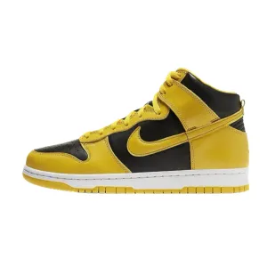 Nike Dunk High LE Goldenrod Yellow Black White (1999) Nike Dunk sneakers with classic silhouette