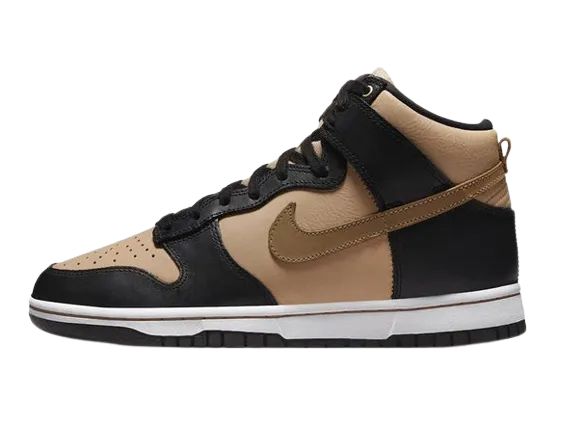 Nike Dunk High LXX Black Flax (W) nike dunk trendy streetwear shoes