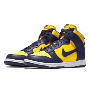 Nike Dunk High Michigan 2020 Nike Dunk sneakers with classic silhouette