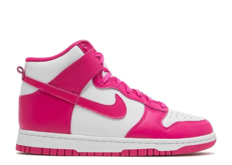 Nike Dunk High Pink Prime (W) Nike athletic shoes with flyknit design