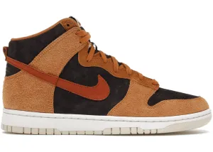Nike Dunk High PRM Dark Russet Nike Dunk sneakers with vintage style