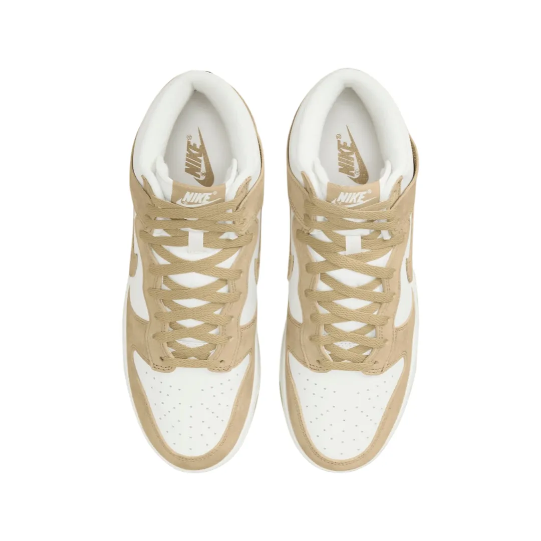 Nike Dunk High Tan Suede White Iconic Sneakers