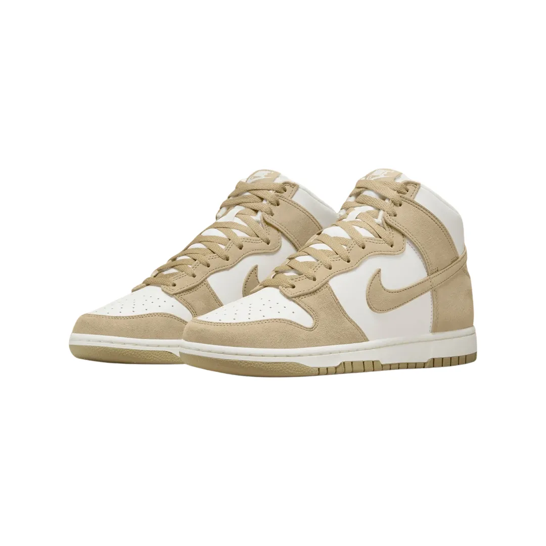 Nike Dunk High Tan Suede White Iconic Sneakers