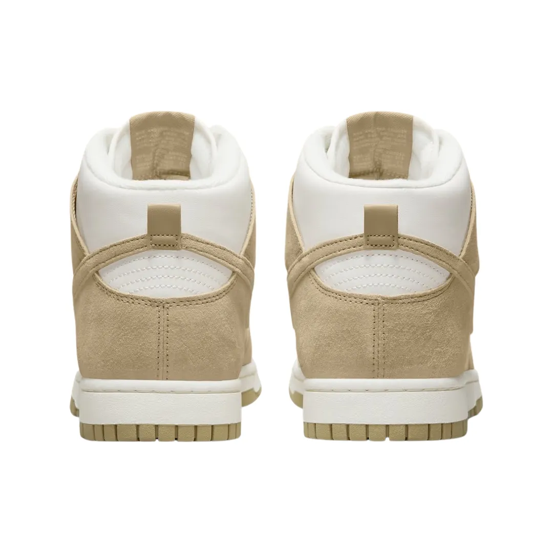 Nike Dunk High Tan Suede White Iconic Sneakers